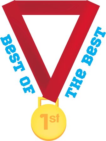 Give a great award for a special achievement.のイラスト素材