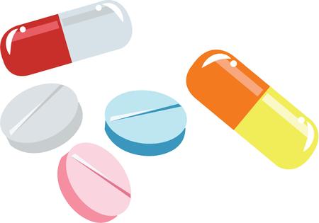Remember to take your pills with this design.のイラスト素材