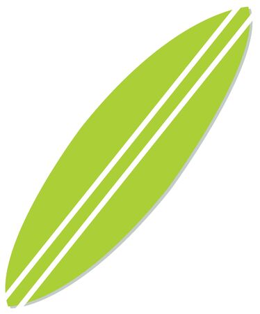 Surfers will enjoy a great board on a t-shirt.のイラスト素材