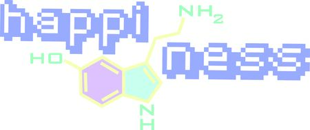This chemical formula is a great icon for a scientist\'s lab coat.のイラスト素材