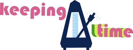 A metronome is a great tool for any musician.のイラスト素材