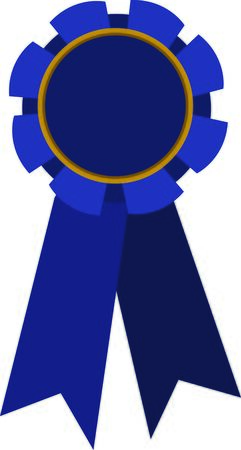 Pin this award on a shirt for your champion.のイラスト素材