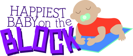 Get creative on your baby projects with this design on your child's bedroom decor, clothing and more!のイラスト素材