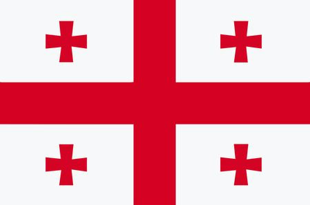 This Georgia flag is a stylish way to show off your pride and patriotism on clothing, hats, totes and more.のイラスト素材