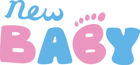 Looking to add style to your baby's nursery?  This design is perfect on nursery furniture and decor!のイラスト素材