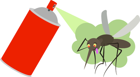 Exterminators will enjoy this bug spray design. This will look great on t-shirts, hoodies, jackets, tote bags and more.のイラスト素材