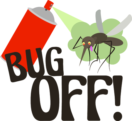Exterminators will enjoy this bug spray design. This will look great on t-shirts, hoodies, jackets, tote bags and more.のイラスト素材