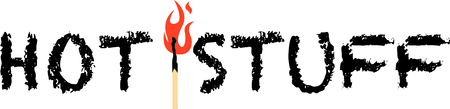 Personalize your project with this Burning Matchstick design. This will look great on t-shirts, hoodies, banners, tote bags and more.のイラスト素材