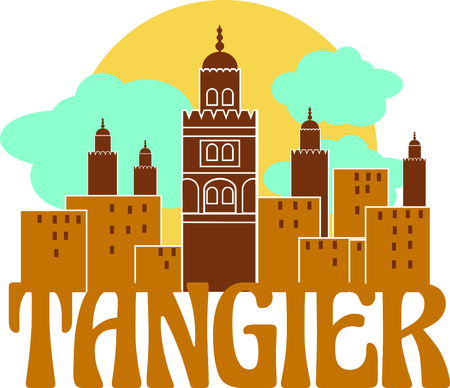 Show off your love of Tangier with this neat design. This will look great on t-shirts, hoodies, banners, tote bags and more.のイラスト素材