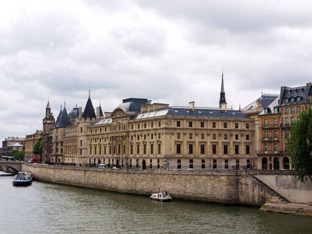 Paris, Palace of Justiceの写真素材