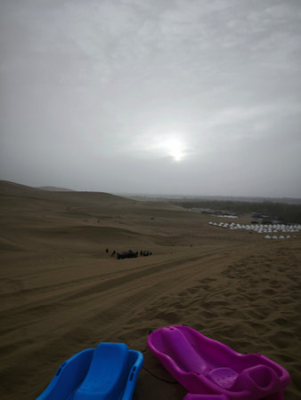 Dunes of Maspalomas, Gran Canaria, Spainの写真素材