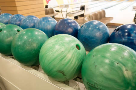 Bowling balls.の写真素材