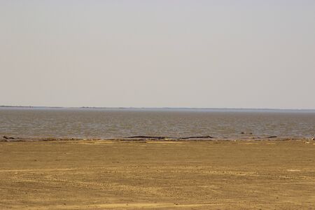 Reservoir shoreの写真素材