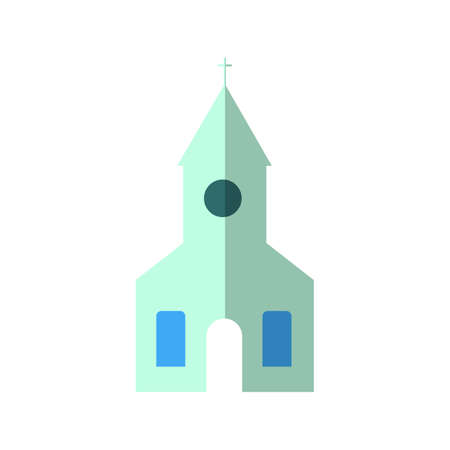 Christian church icon. Religion symbol.のイラスト素材