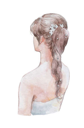 model with a hairstyleの写真素材