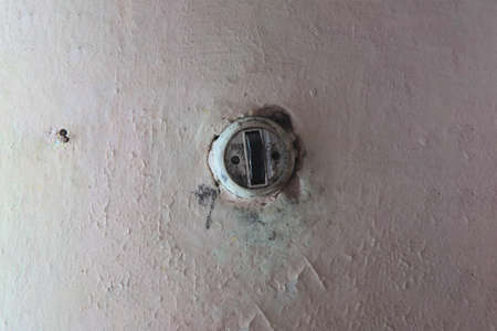 Old Soviet postwar switch lightの写真素材