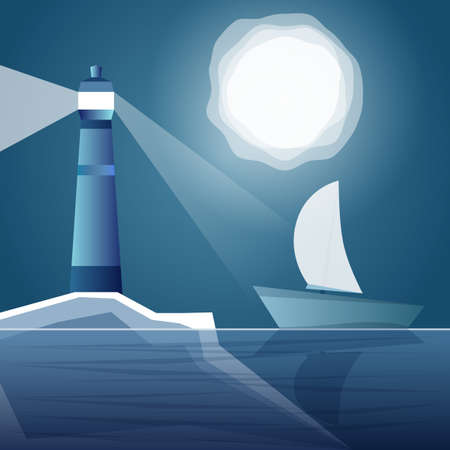 winter sunのイラスト素材