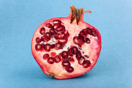 Pomegranate isolated on backgroundの写真素材