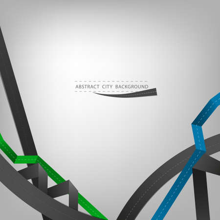 illustration of Abstract roadsのイラスト素材