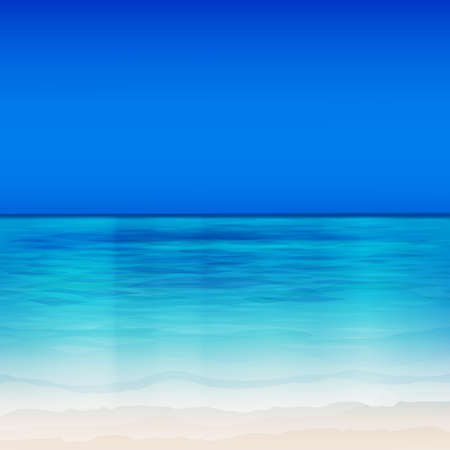 The illustration of beautiful sea background. Vector image.のイラスト素材