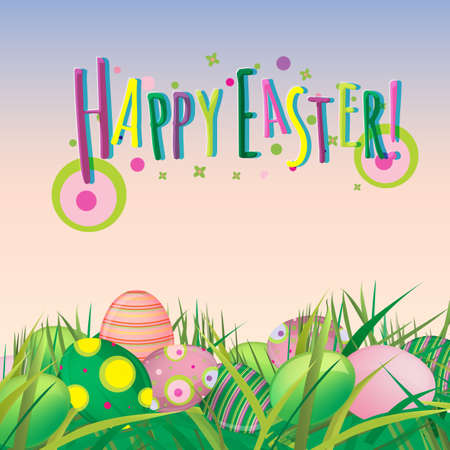 The illustration of  beautiful Easter background. Vector image.のイラスト素材