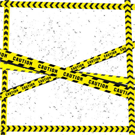 Vector illustration of danger line tracks grunge template. Modern background for poster, print, flyer, book, booklet, brochure and leaflet design.のイラスト素材