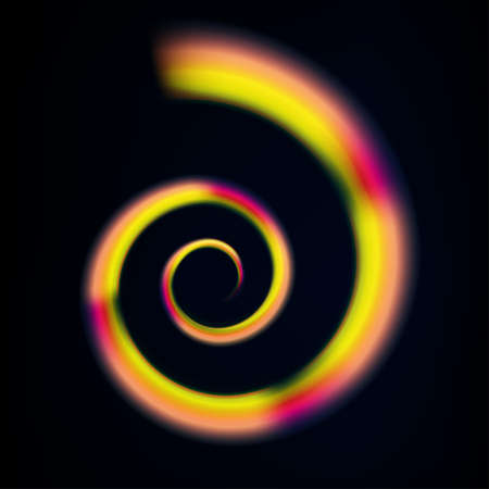 Rainbow Vector Swirlのイラスト素材
