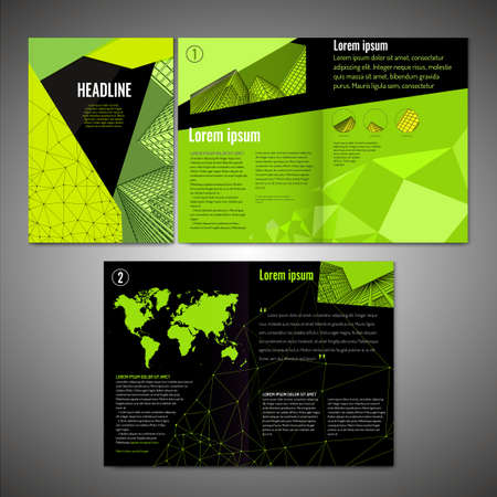 Vector brochure templateのイラスト素材