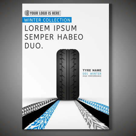Tyre Poster Imageのイラスト素材