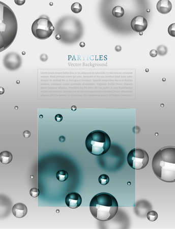 Abstract particles backgroundのイラスト素材