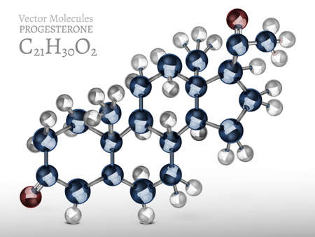Progesterone Molecule Image