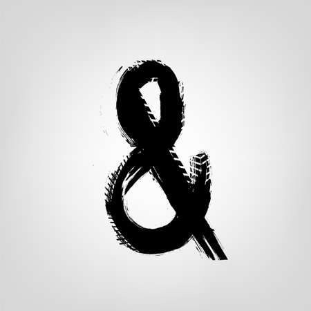 Grunge Tire Glyphs.のイラスト素材