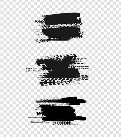 Tire Tracks Print Texture.のイラスト素材