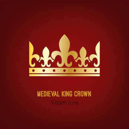 Medieval king crownのイラスト素材