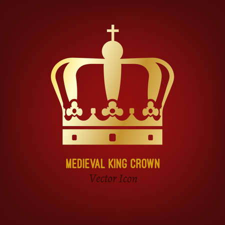 Medieval king crownのイラスト素材