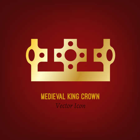 Medieval king crownのイラスト素材