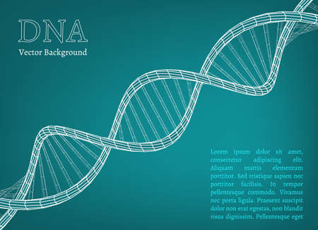 DNA Molecule Image.のイラスト素材
