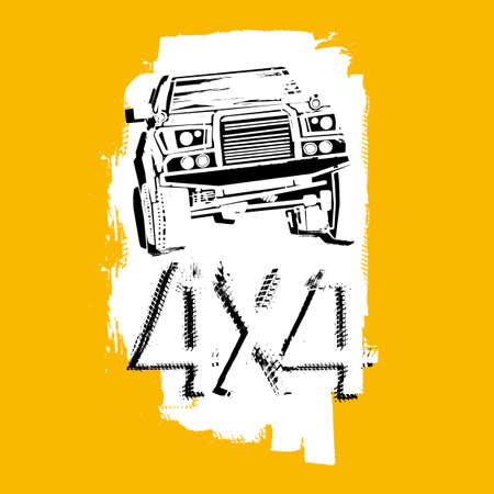 Off Road Image.のイラスト素材