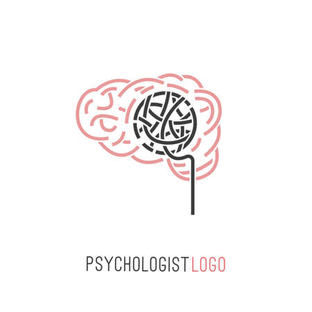 Psychologist and psychotherapist iconのイラスト素材