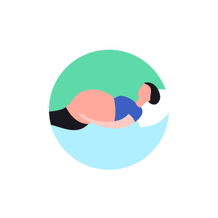 Pregnant woman iconのイラスト素材
