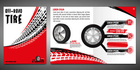 Vector automotive banners templateのイラスト素材
