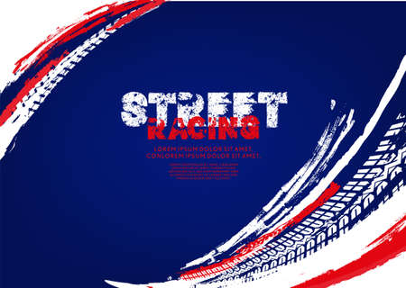 Tire Poster Backgroundのイラスト素材