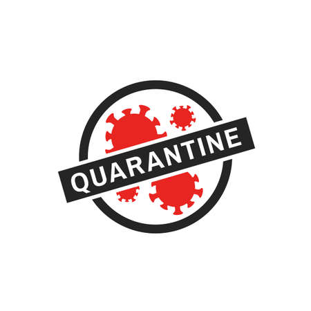Quarantine Vector Iconのイラスト素材
