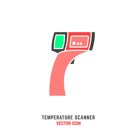 Forhead temperature iconのイラスト素材