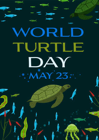 World Turtle Dayのイラスト素材