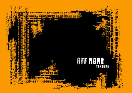 Grunge Tire Textureのイラスト素材