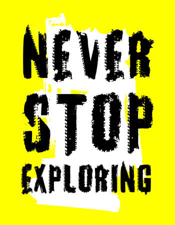 Off-Road hand drawn grunge lettering. Vector illustrationのイラスト素材