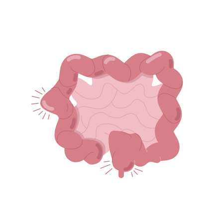 Constipation pictogram, symbol. Retention of feces problem.のイラスト素材