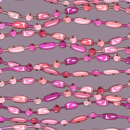 Seamless pattern of female jewelleryのイラスト素材
