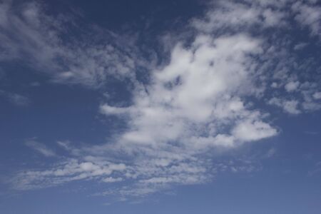 light blue beautiful sky with white clouds